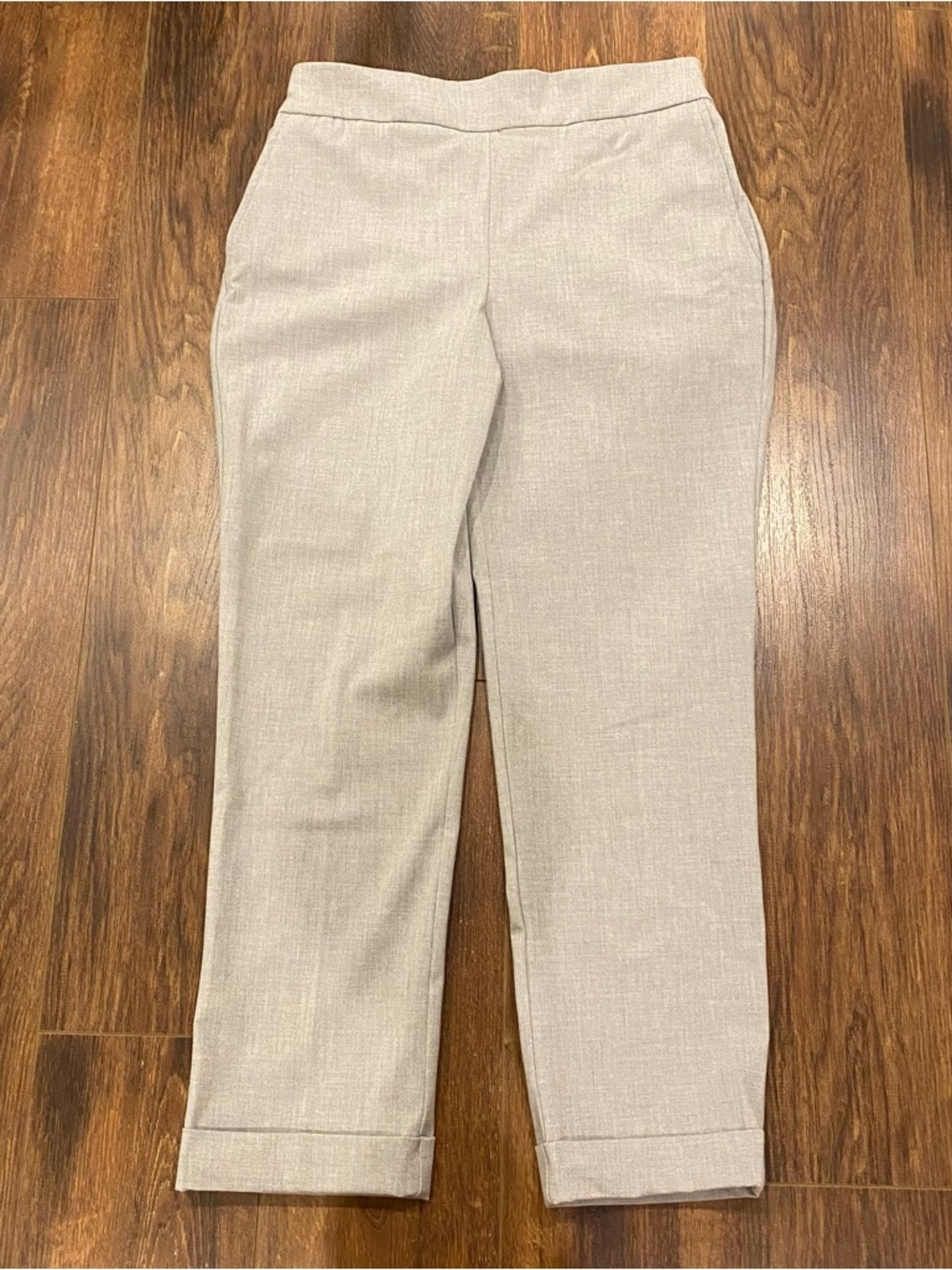 Rachel Zoe pull on cropped pants grey